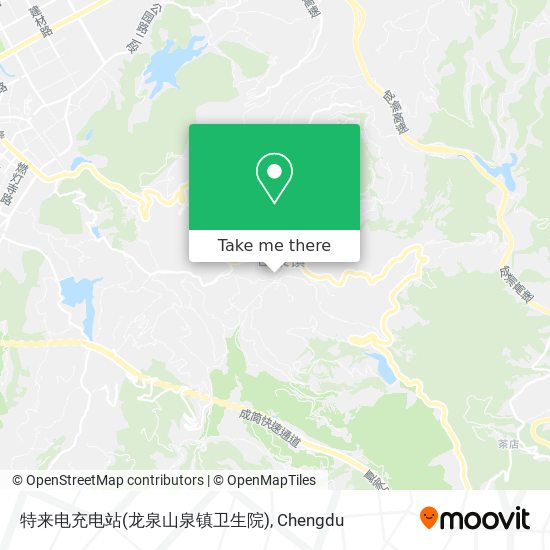 特来电充电站(龙泉山泉镇卫生院) map