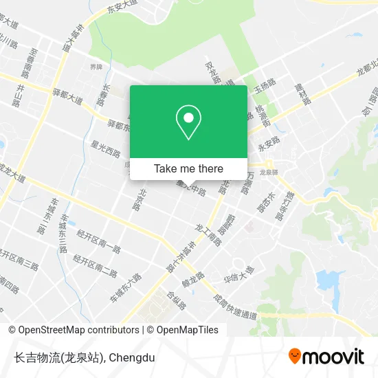 长吉物流(龙泉站) map