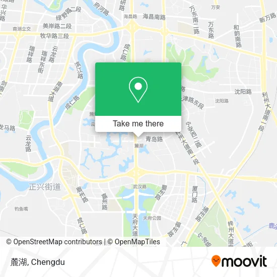 麓湖 map