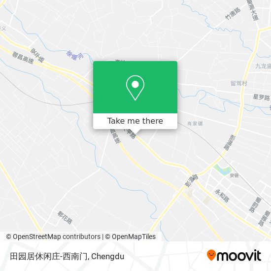 田园居休闲庄-西南门 map