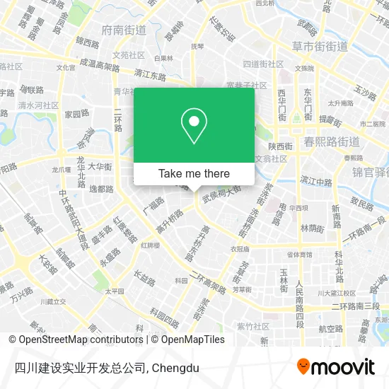 四川建设实业开发总公司 map