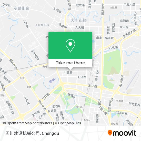 四川建设机械公司 map