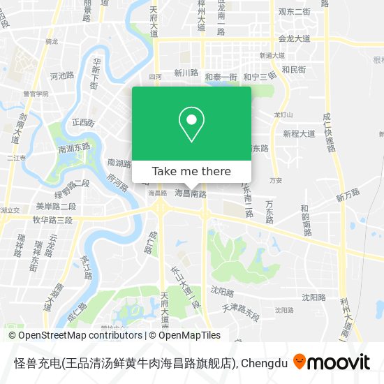 怪兽充电(王品清汤鲜黄牛肉海昌路旗舰店) map