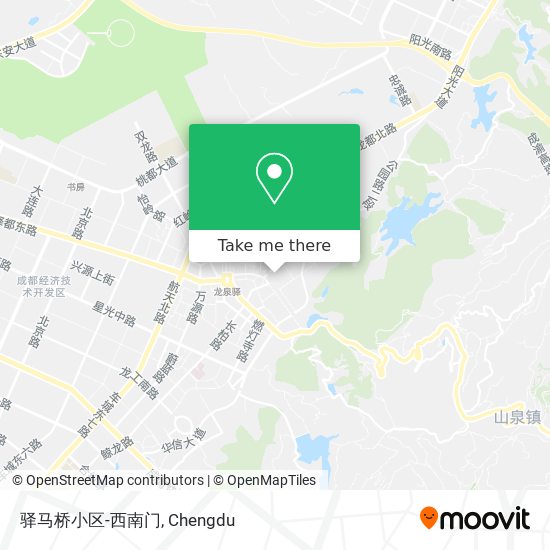 驿马桥小区-西南门 map