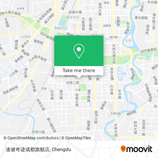 速健奇迹成都旗舰店 map