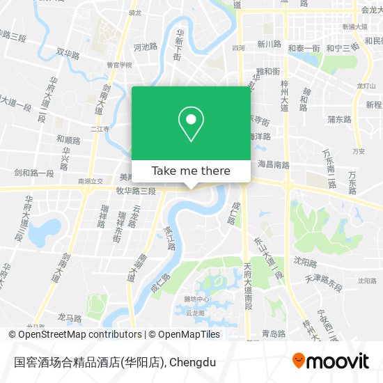 国窖酒场合精品酒店(华阳店) map