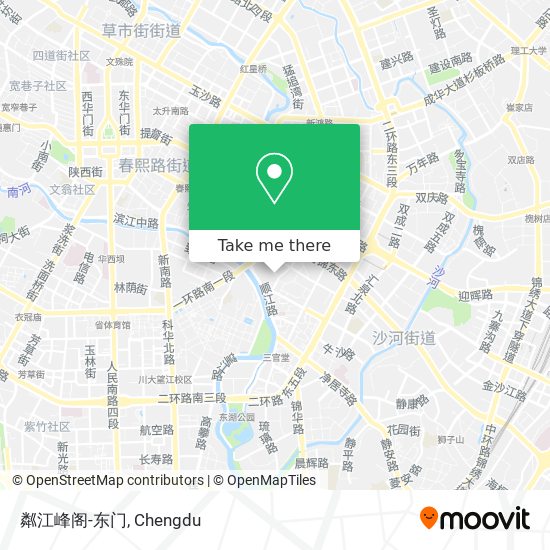 粼江峰阁-东门 map