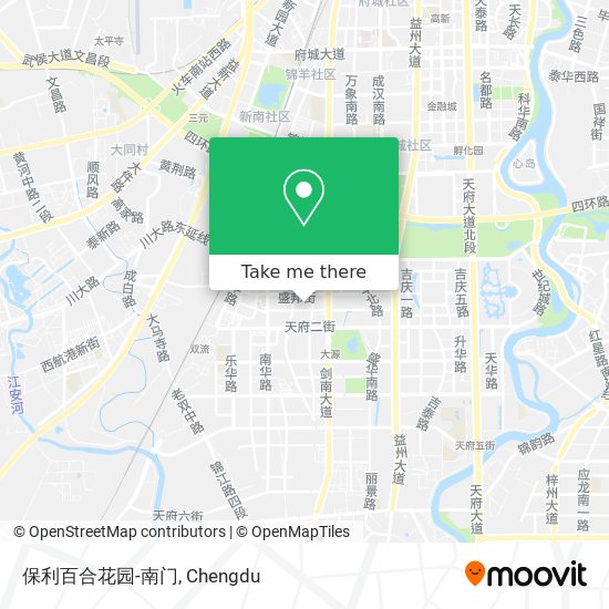 保利百合花园-南门 map