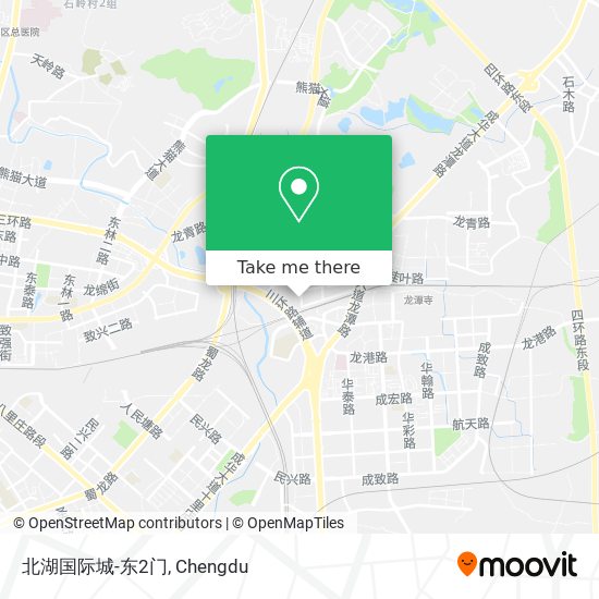 北湖国际城-东2门 map