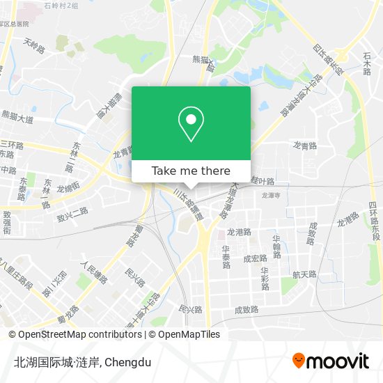 北湖国际城·涟岸 map