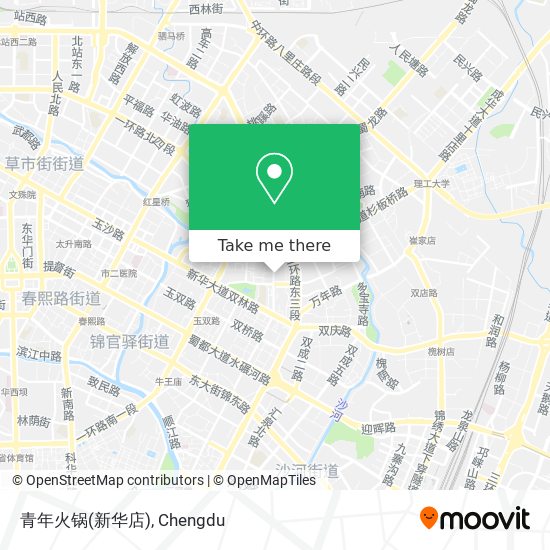 青年火锅(新华店) map