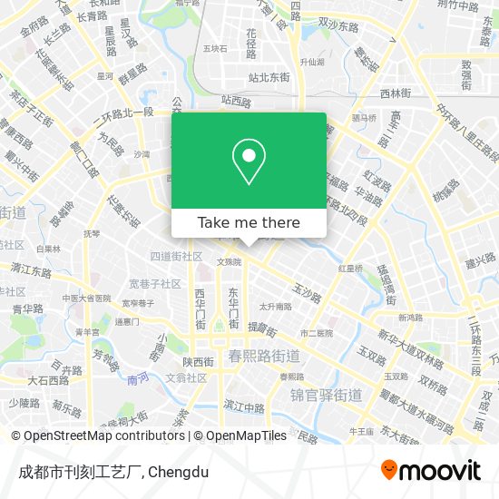 成都市刊刻工艺厂 map