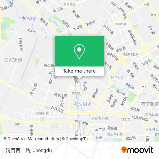 清百西一路 map