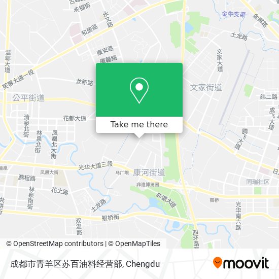 成都市青羊区苏百油料经营部 map