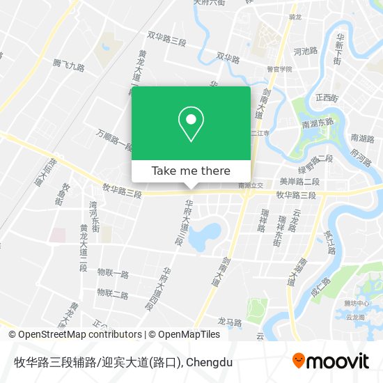 牧华路三段辅路/迎宾大道(路口) map