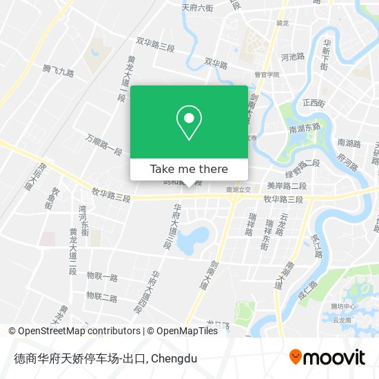 德商华府天娇停车场-出口 map