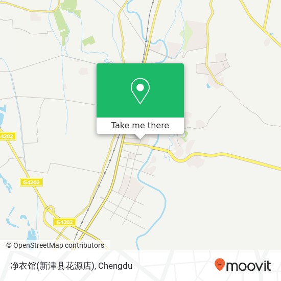 净衣馆(新津县花源店) map