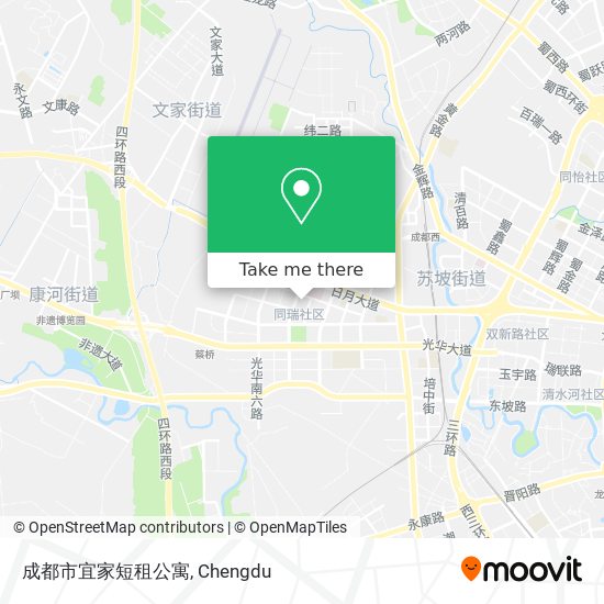成都市宜家短租公寓 map