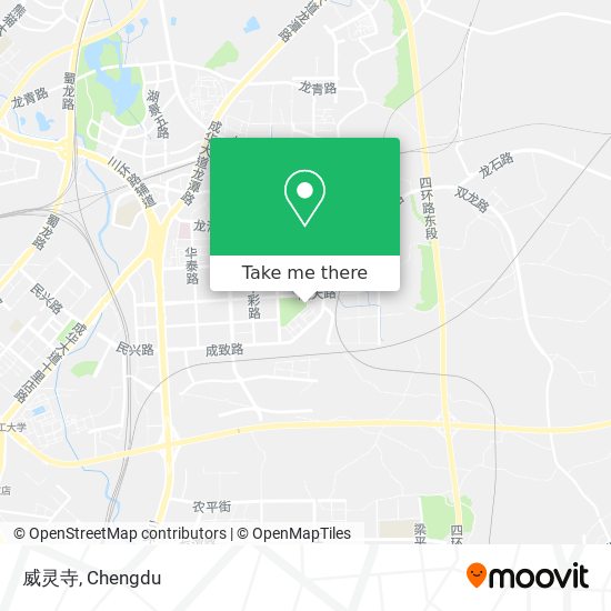 威灵寺 map