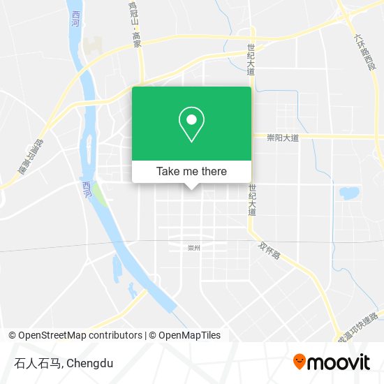 石人石马 map