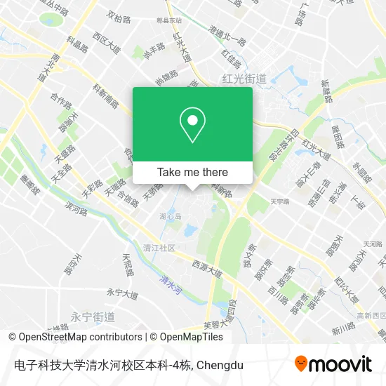 电子科技大学清水河校区本科-4栋 map