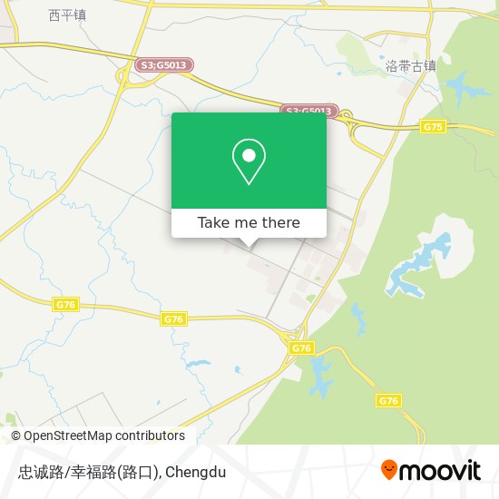 忠诚路/幸福路(路口) map