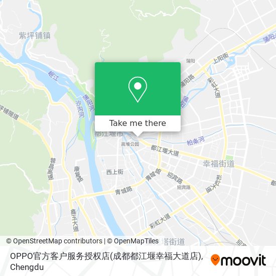 OPPO官方客户服务授权店(成都都江堰幸福大道店) map