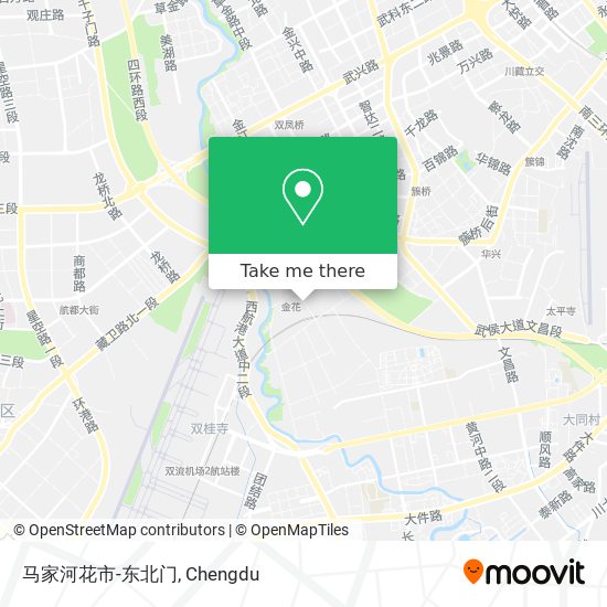 马家河花市-东北门 map
