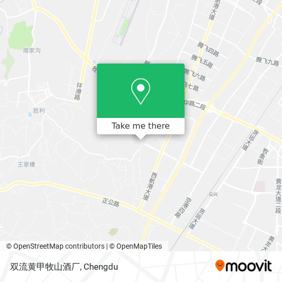 双流黄甲牧山酒厂 map