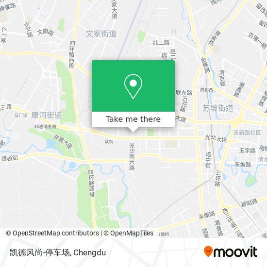 凯德风尚-停车场 map