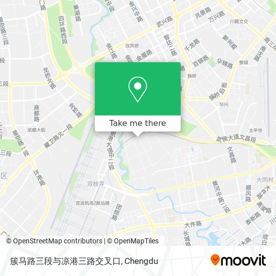 簇马路三段与凉港三路交叉口 map