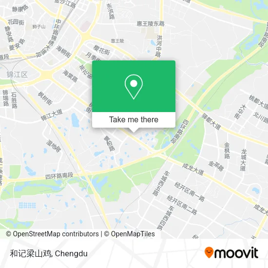 和记梁山鸡 map