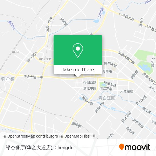 绿杏餐厅(华金大道店) map