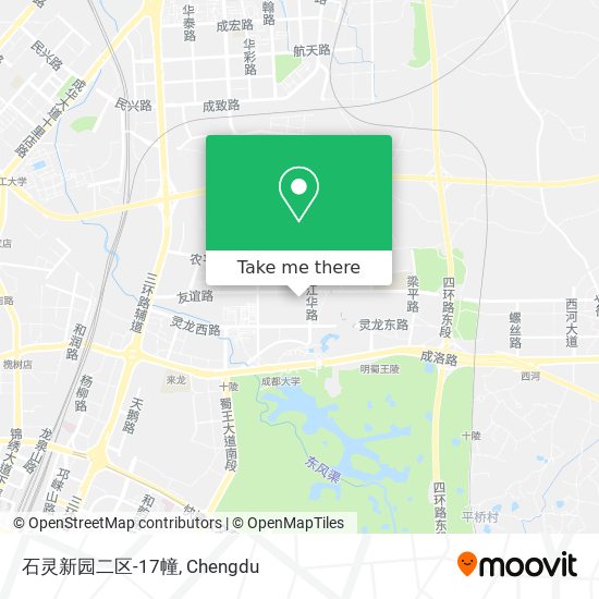 石灵新园二区-17幢 map