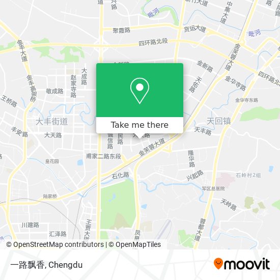 一路飘香 map