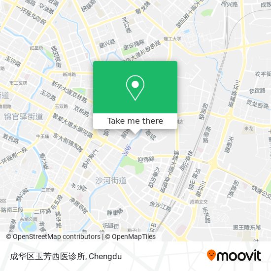 成华区玉芳西医诊所 map