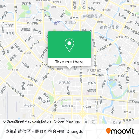 成都市武侯区人民政府宿舍-4幢 map