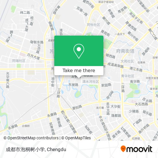 成都市泡桐树小学 map