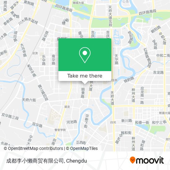 成都李小懒商贸有限公司 map