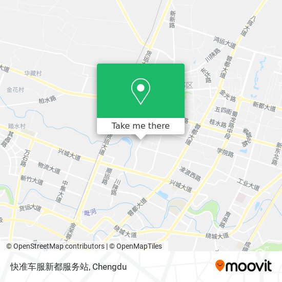 快准车服新都服务站 map