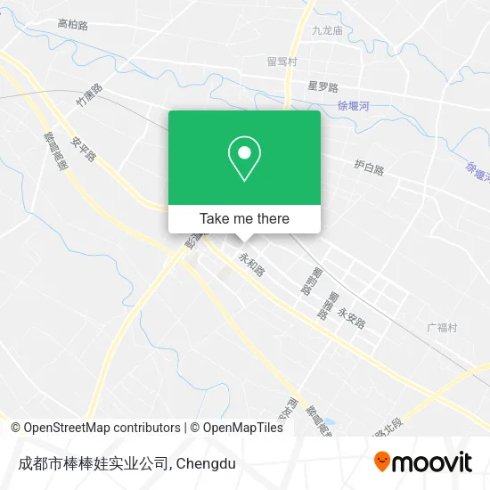 成都市棒棒娃实业公司 map