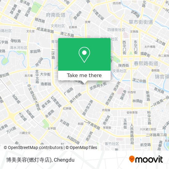 博美美容(燃灯寺店) map