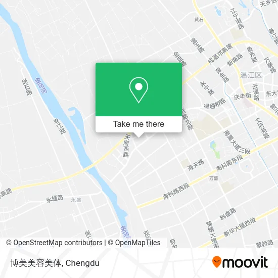 博美美容美体 map