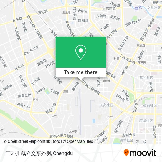 三环川藏立交东外侧 map