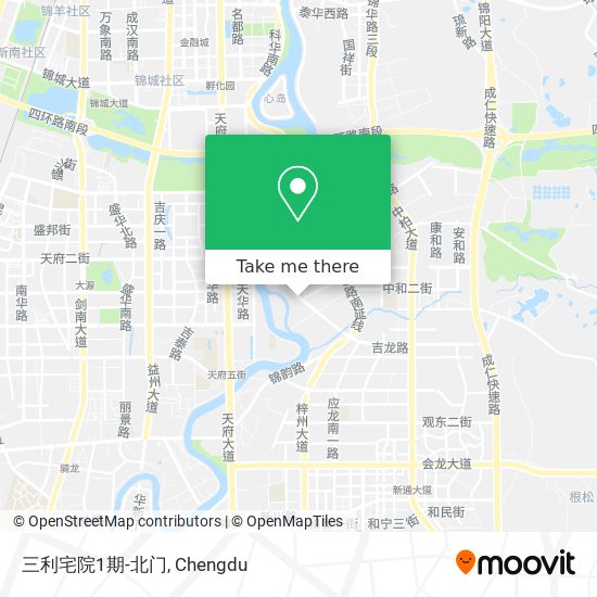 三利宅院1期-北门 map