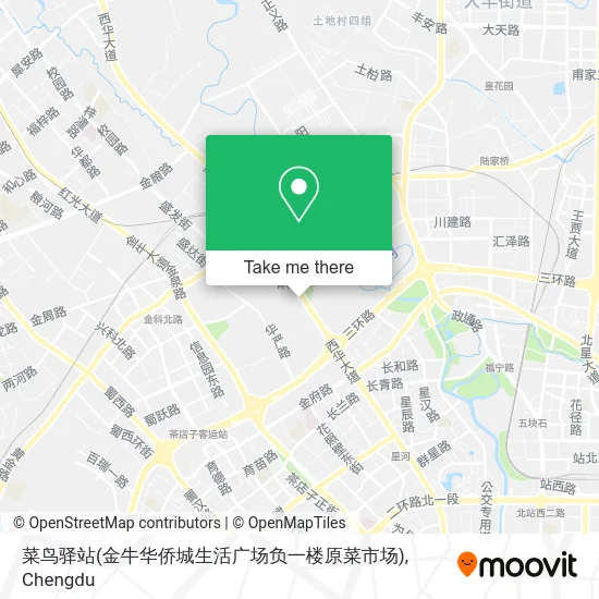 菜鸟驿站(金牛华侨城生活广场负一楼原菜市场) map