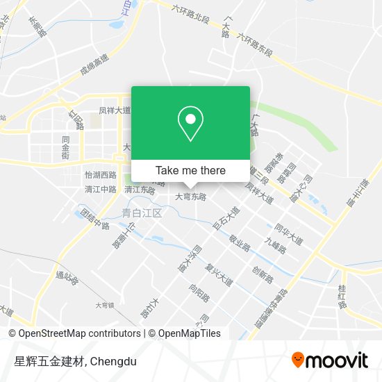 星辉五金建材 map