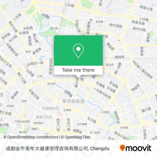 成都金牛美年大健康管理咨询有限公司 map