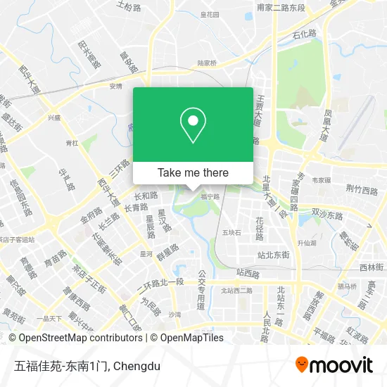 五福佳苑-东南1门 map