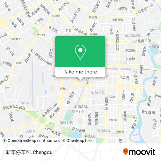 新车停车区 map